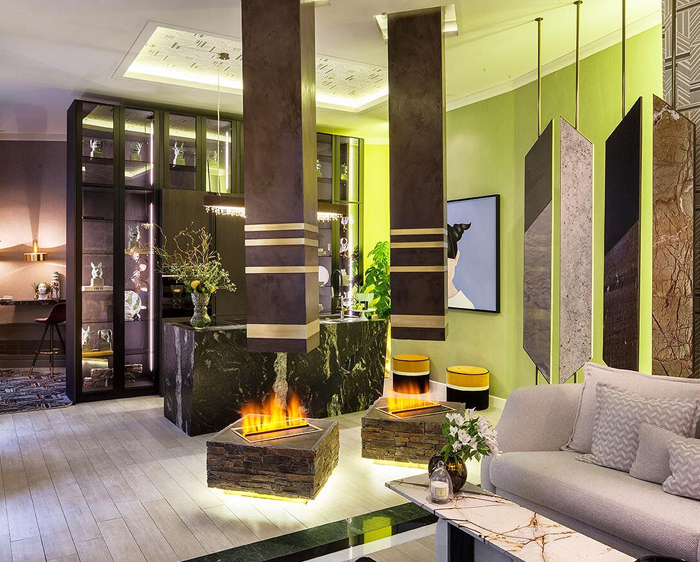 Tendencias en Casa Decor 2018: piedra natural y porcelánicos