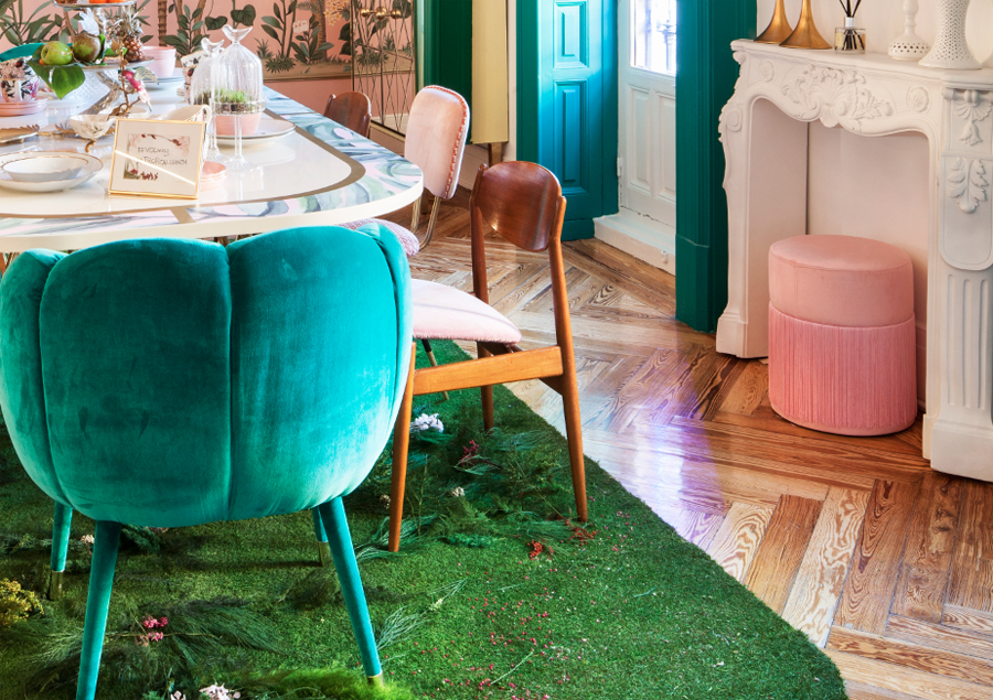 Tendencias en Casa Decor 2018: flecos en el espacio de Virginia Gasch