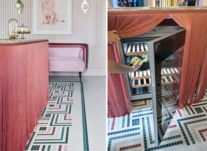 Tendencias en Casa Decor 2018: sillón de flecos en el espacio de Virginia Sánchez, en Casa Decor 2018