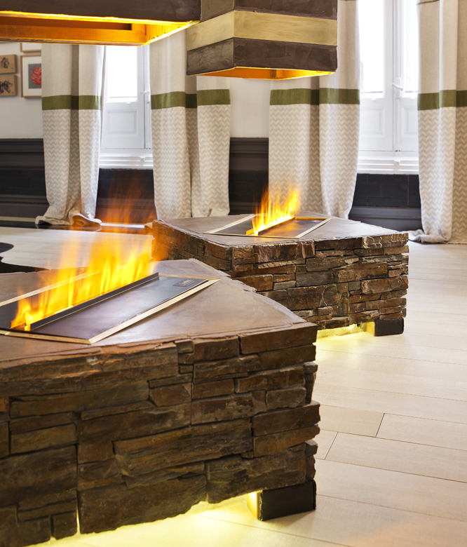 Chimeneas y estufas de diseño Lumbre en Casa Decor 2018
