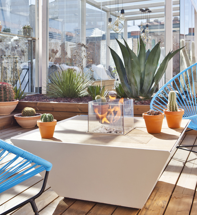 Chimeneas y estufas de diseño Lumbre en Casa Decor 2018