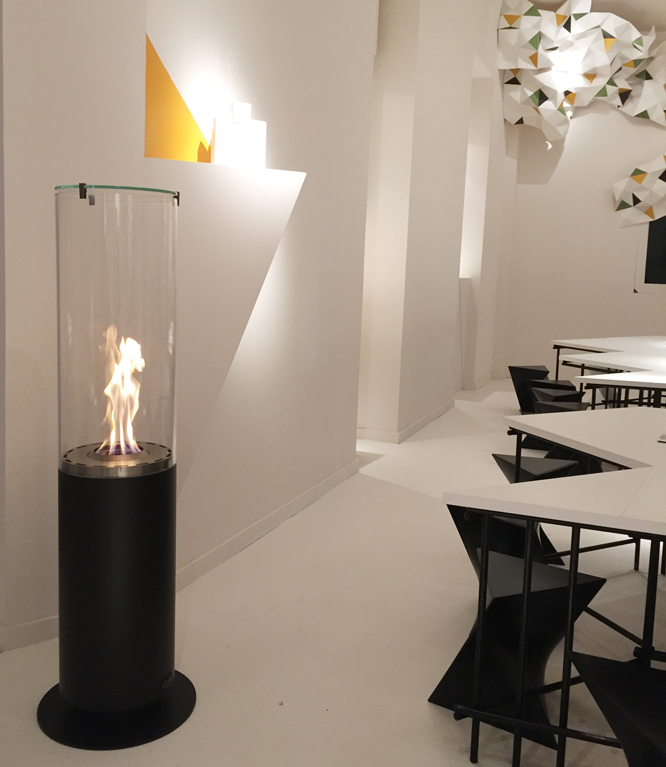 Chimeneas y estufas de diseño Lumbre en Casa Decor 2018