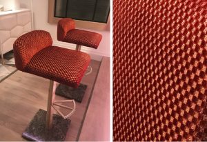 Taburete "Mosaic", diseñado por Miguel Muñoz