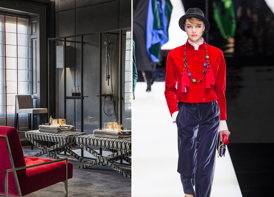 Terciopelo, el tejido de moda