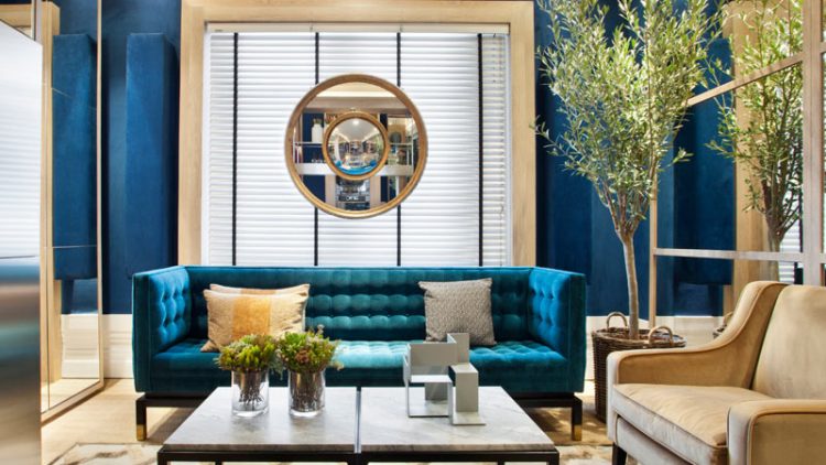 Terciopelo: tejido tendencia en la decoración de interiores