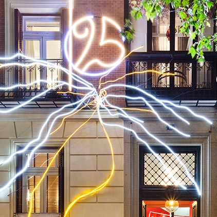 Raquel Oliva, Fachada «The Roots» – Espacio Oliva Iluminación