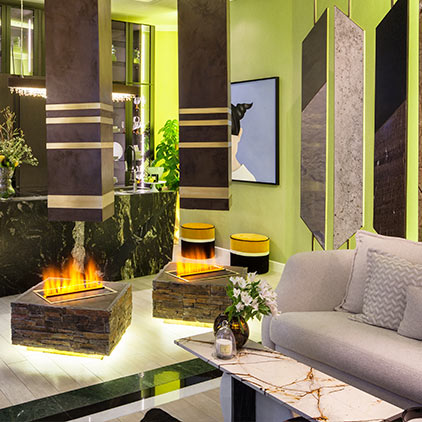 Adriana Nicolau, Cocina-Salón “Living Stone” – ESPACIO CUPA STONE