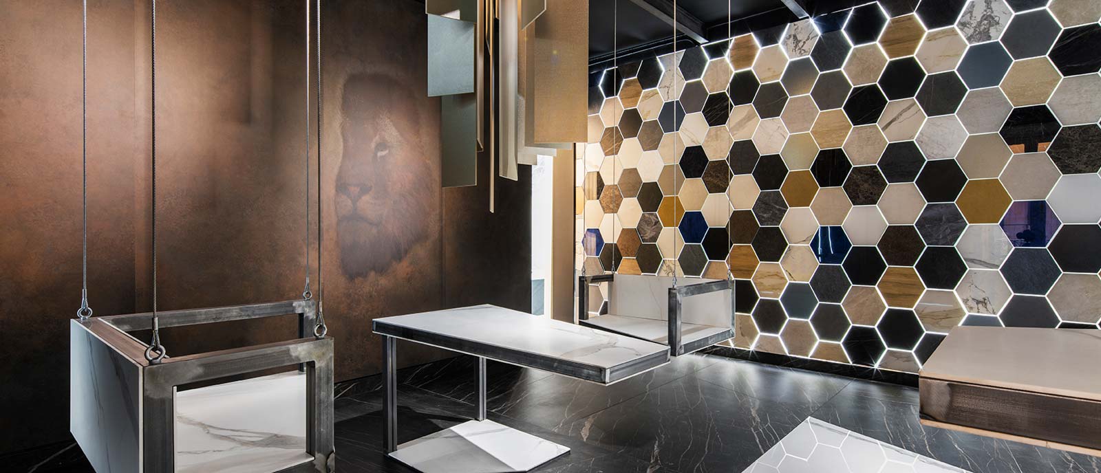 Galería de arte – «Digital Art Gallery» – Espacio Laminam