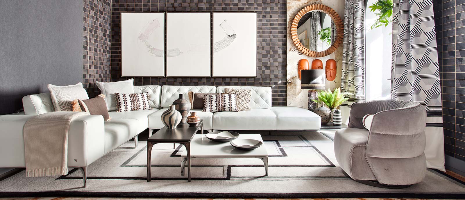 Zona de estar «Dandy Lounge» – Espacio Natuzzi Italia