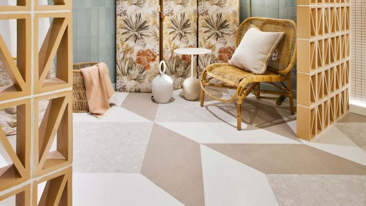 Suelos de piedra natural, sinterizada y cerámica en Casa Decor 2020