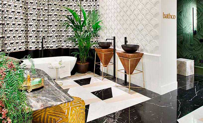 "La Baronesa del pincel". Espacio Bathco por Virginia Sánchez en Casa Decor 2020
