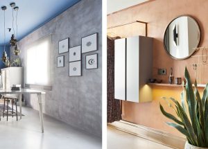 Paredes con textura: microcemento