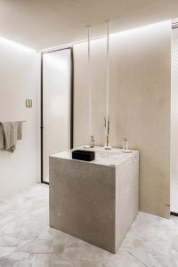 Lavabo de Miapetra en el Espacio Javiescobar Interiorismo de Casa Decor 2020