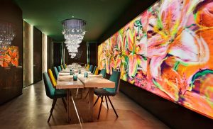 Restaurante Biocontrastes por Muher Estudio en Casa Decor 2021