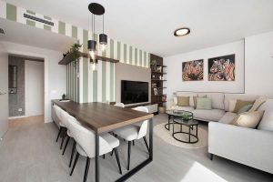 Salón-comedor con muebles de Tegar Mobel