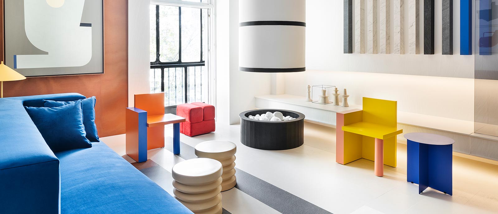 Espacio Laminam – Salón «Color Block»