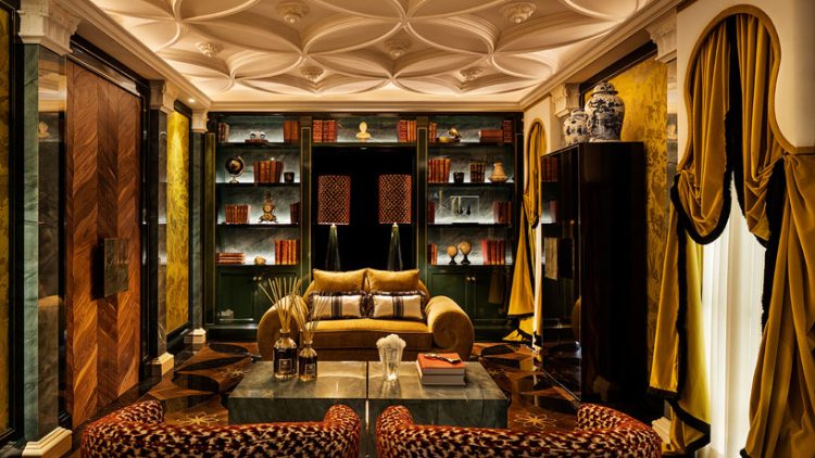La elegancia y el lujo del Espacio Foglie D’oro seduce al público de Casa Decor