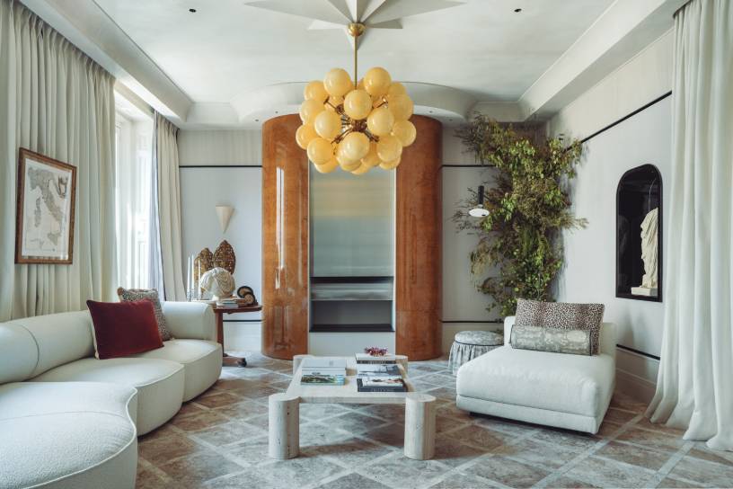 Espacio Natuzzi Italia por Galán Sobrini Arquitectos en Casa Decor 2025. 