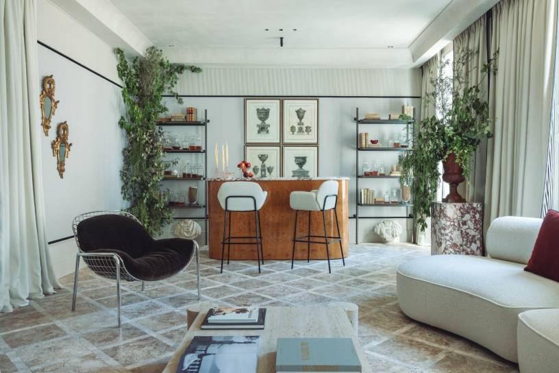 Espacio Natuzzi Italia por Galán Sobrini Arquitectos en Casa Decor 2025. 