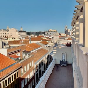 Vista del Palacio del marqués de Los Vélez y conde de Niebla en Madrid, proyecto hotelero en un edificio histórico