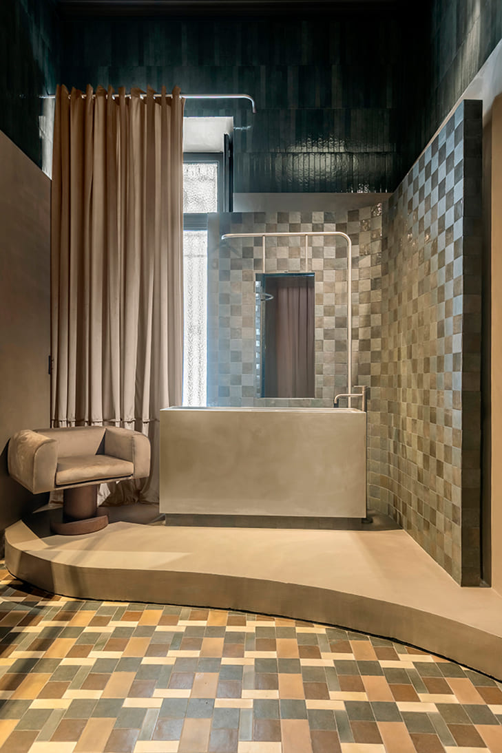 Espacio Nais – Cuarto de baño «Introspectio Suite», Estudio Querencia