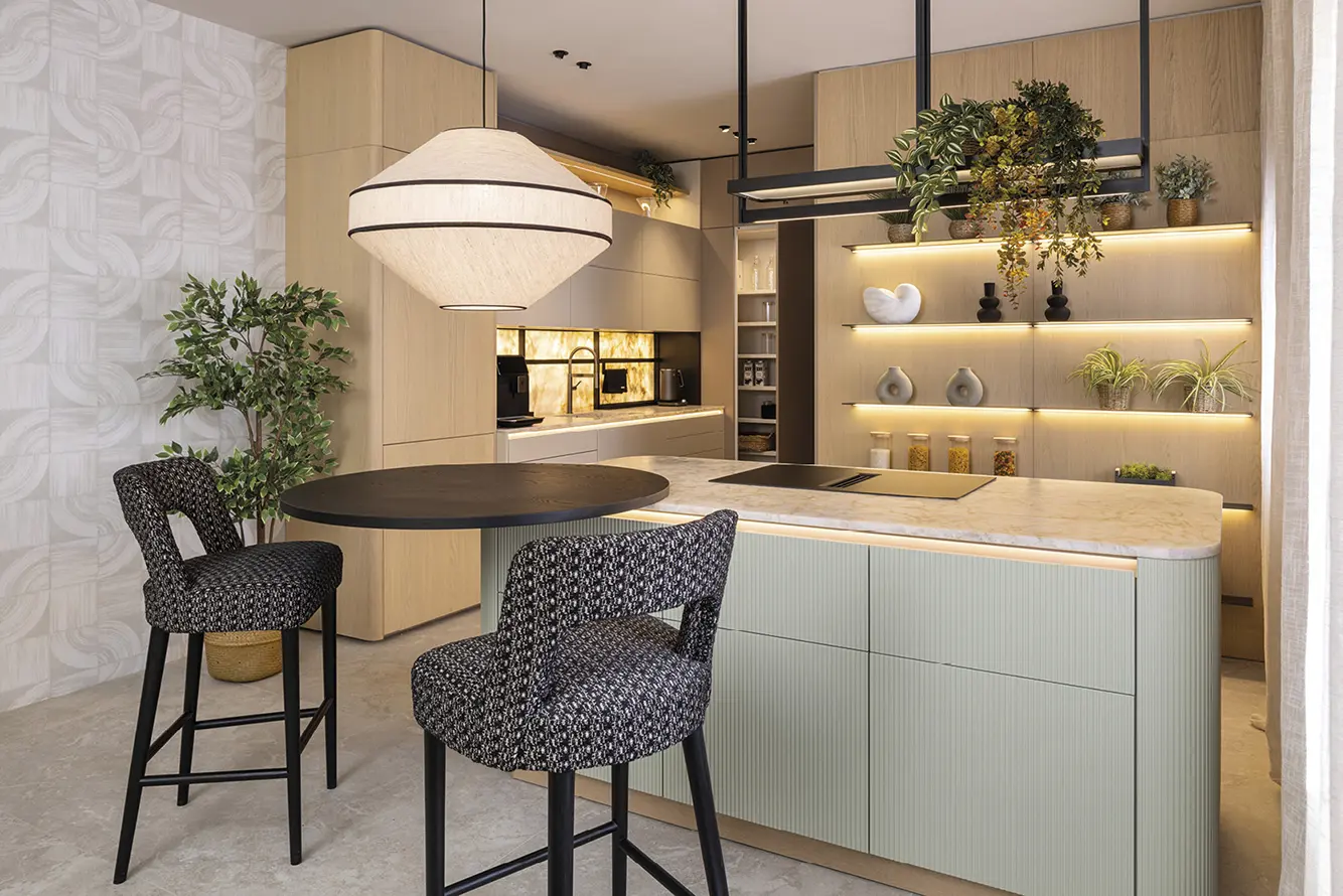 Espacio Leicht – Cocina «Arquitectura orgánica: confort y bienestar»